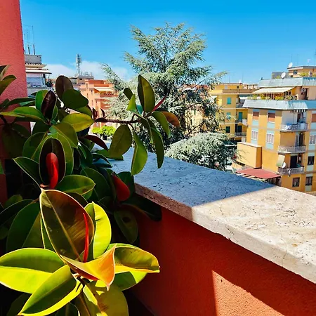 民宿 Casa Del Vento Panoramic Rooftop - Metro C To Colosseo 罗马